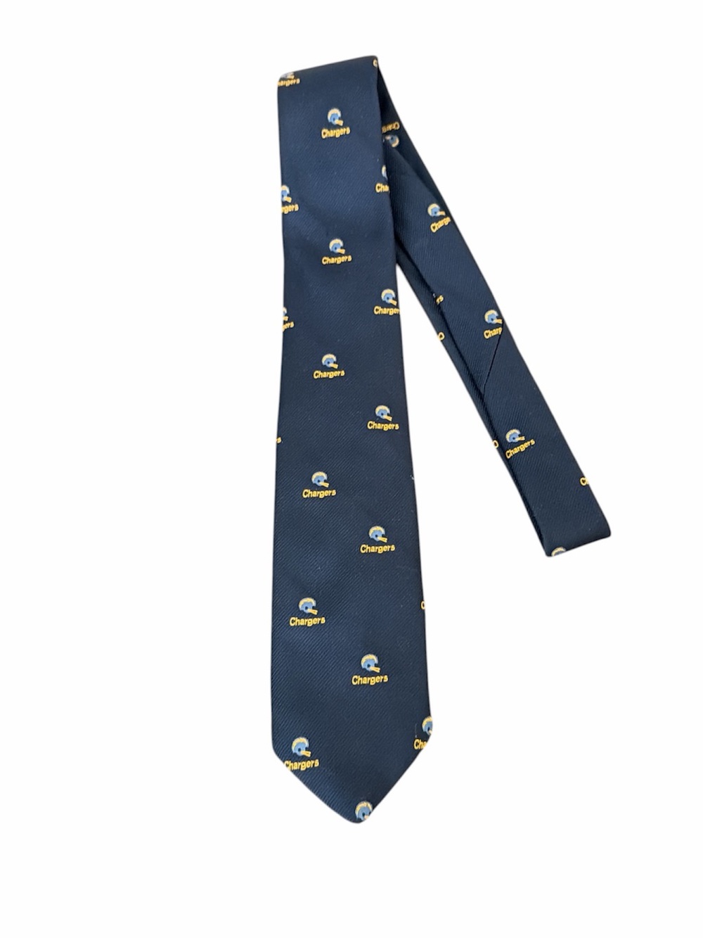 Brittania LA Chargers tie navy blue NFL San Diego retro sports office teacher